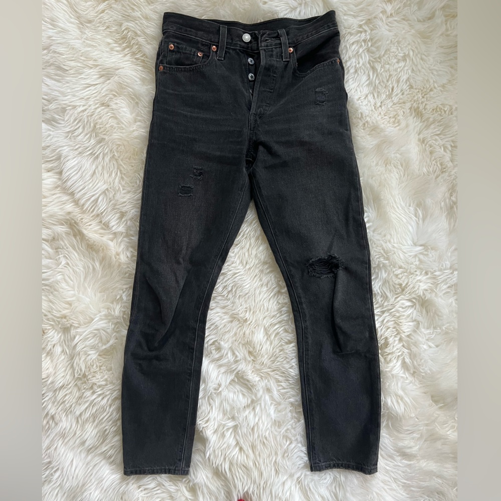 Levis 501 S size 24 Black